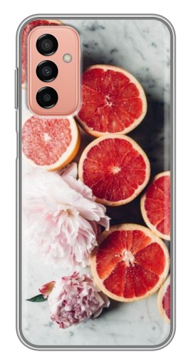 Чехол с печатью "Половинки грейпфрутов" для Samsung Galaxy M13