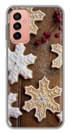 Чехол с печатью "Пряники снежинки" для Samsung Galaxy M13