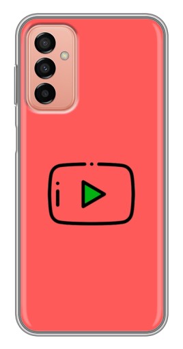 Чехол с печатью "Рисованная кнопка" для Samsung Galaxy M13