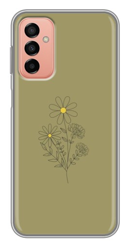 Чехол с печатью "Рисунок ромашка" для Samsung Galaxy M13