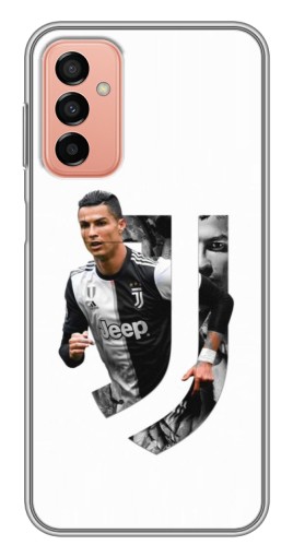 Чехол с картинкой "Роналду в Ювентусе" для Samsung Galaxy M13