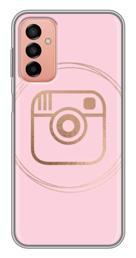 Силиконовый чехол с изображением "розовый инстаграм" для Samsung Galaxy M13