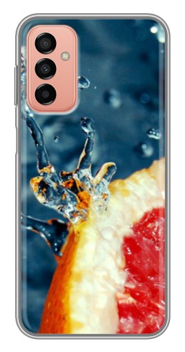 Чехол с картинкой "Сочный грейпфрут" для Samsung Galaxy M13