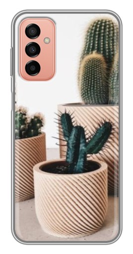 Чехол с принтом "стильные кактусы" для Samsung Galaxy M13