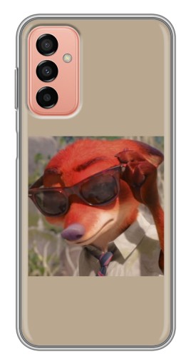 Силиконовый чехол с изображением "Стильный Ник" для Samsung Galaxy M13