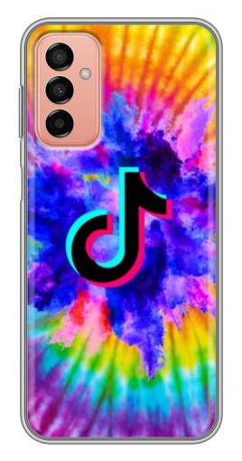 Чехол с принтом "TikTok в красках" для Samsung Galaxy M13
