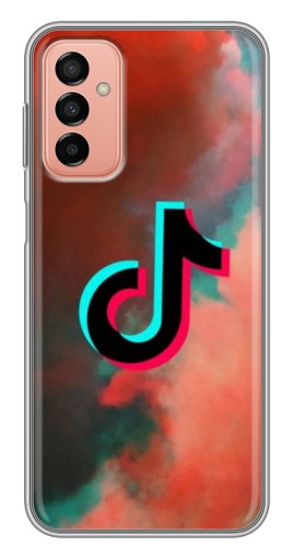 Силиконовый чехол с изображением "ТикТок в тучах" для Samsung Galaxy M13