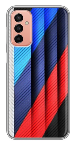 Силиконовый чехол с изображением "Цвета лого БМВ" для Samsung Galaxy M13