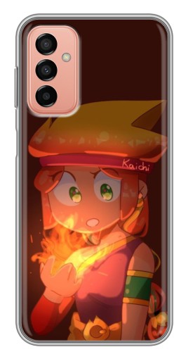 Чехол с картинкой "Удивлённая Амбер" для Samsung Galaxy M13