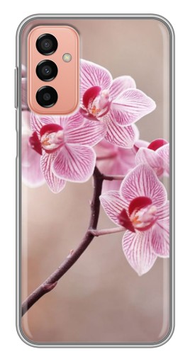 Силиконовый чехол с изображением "Веточка орхидеи" для Samsung Galaxy M13