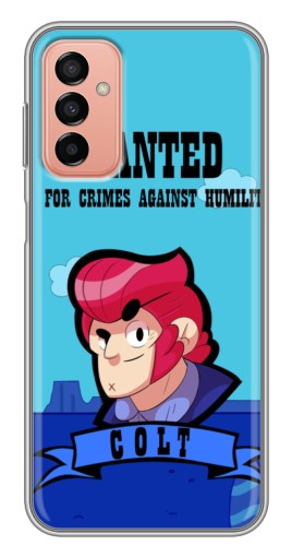 Чехол с печатью "WANTED COLT" для Samsung Galaxy M13