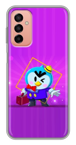 Чехол с картинкой "Яркий пингвин" для Samsung Galaxy M13