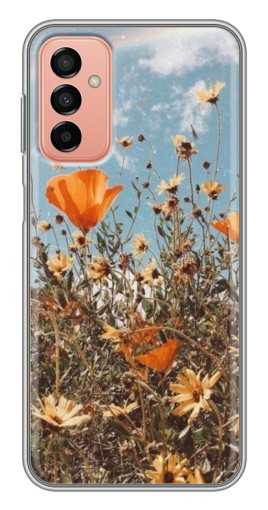 Чехол с печатью "Желтые цветы" для Samsung Galaxy M13