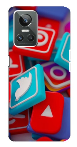Чехол с принтом "3Д эффект" для Realme GT Neo 3