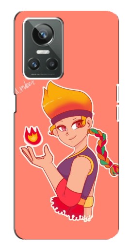 Чехол с картинкой "Amber с огоньком" для Realme GT Neo 3