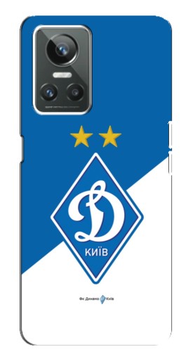 Чехол с печатью "Бело-синий Динамо" для Realme GT Neo 3
