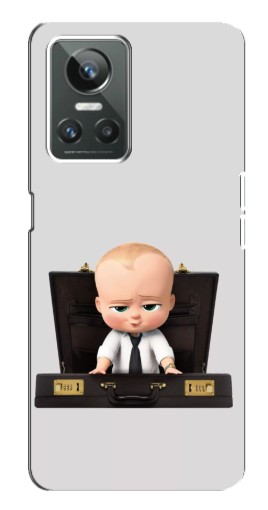 Силиконовый чехол с изображением "Босс с чемоданом" для Realme GT Neo 3