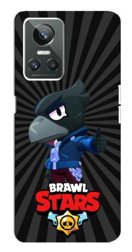 Чехол с картинкой "Crow Brawl Stars" для Realme GT Neo 3
