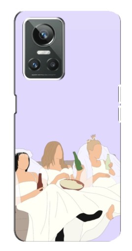Чехол с картинкой "Девушки Друзья" для Realme GT Neo 3