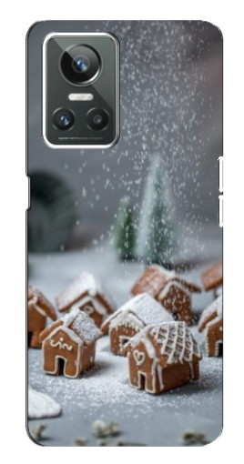 Чехол с картинкой "Домики из пряников" для Realme GT Neo 3