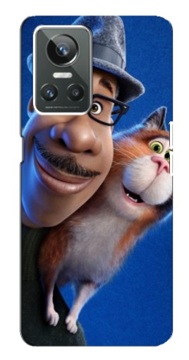 Чехол с картинкой "Джо и кот" для Realme GT Neo 3
