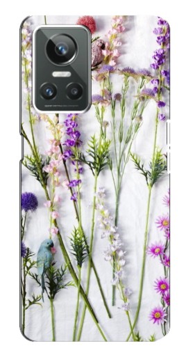 Чехол с печатью "Фон полевых цветов" для Realme GT Neo 3