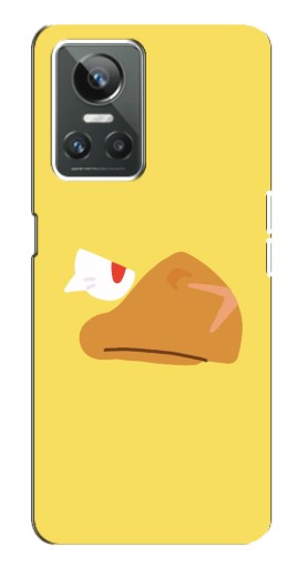 Чехол с картинкой "Gold Crow" для Realme GT Neo 3