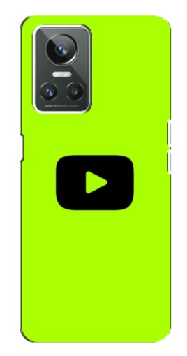 Чехол с печатью "Кнопка Ютуба" для Realme GT Neo 3