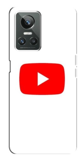 Чехол с принтом "Красная кнопка" для Realme GT Neo 3