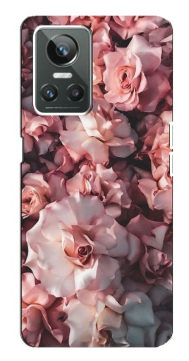 Силиконовый чехол с изображением "Куст роз" для Realme GT Neo 3