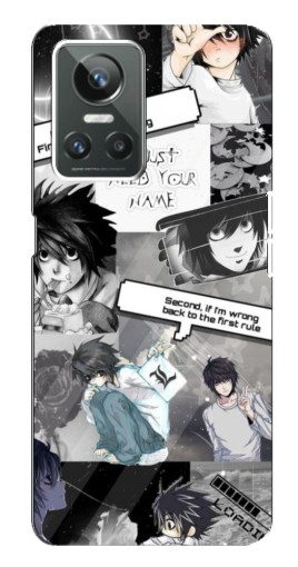 Чехол с печатью "L - Death note" для Realme GT Neo 3