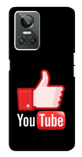 Чехол с печатью "Лайк YouTube" для Realme GT Neo 3