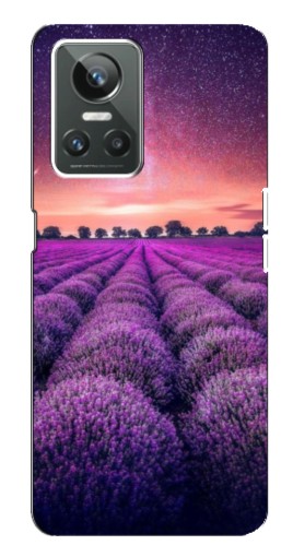 Чехол с печатью "Лавандовое поле" для Realme GT Neo 3