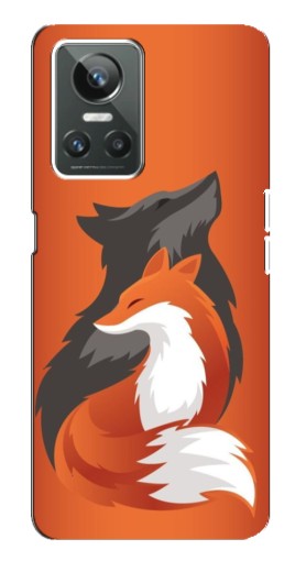 Чехол с картинкой "Лиса ART" для Realme GT Neo 3