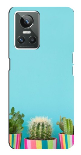 Чехол с печатью "Маленькие кактусы" для Realme GT Neo 3