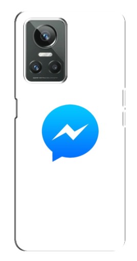 Силиконовый чехол с изображением "messenger logo" для Realme GT Neo 3