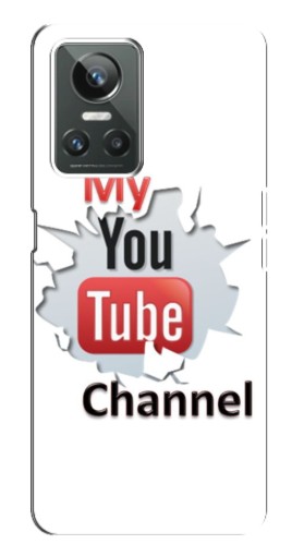 Чехол с печатью "My YouTube" для Realme GT Neo 3