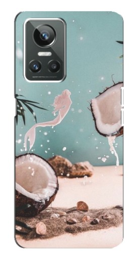 Чехол с печатью "Половинки кокоса" для Realme GT Neo 3