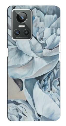 Чехол с картинкой "Рисунок пионы" для Realme GT Neo 3