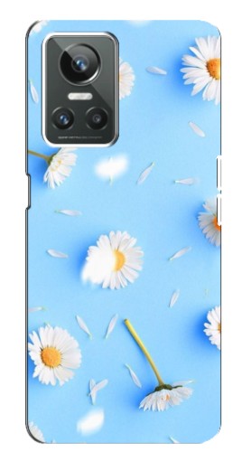 Чехол с картинкой "Ромашковый фон" для Realme GT Neo 3