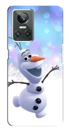 Чехол с печатью "Снеговик Олаф" для Realme GT Neo 3