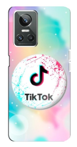 Чехол с принтом "TikTok принт" для Realme GT Neo 3