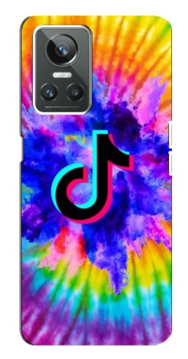 Чехол с принтом "TikTok в красках" для Realme GT Neo 3