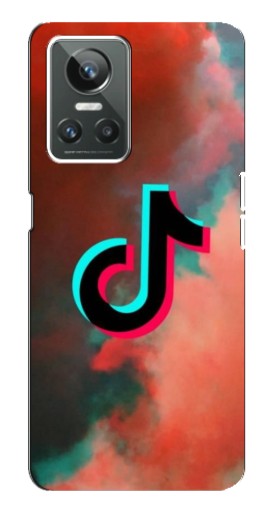 Чехол с картинкой "ТикТок в тучах" для Realme GT Neo 3