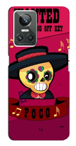 Чехол с картинкой "WANTED POCO" для Realme GT Neo 3