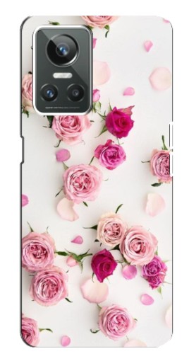 Чехол с картинкой "Яркие розы" для Realme GT Neo 3