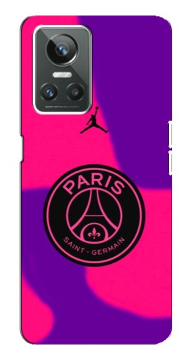 Силиконовый чехол с изображением "Яркий лого PSG" для Realme GT Neo 3