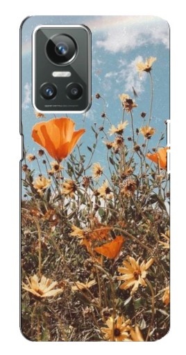 Силиконовый чехол с изображением "Желтые цветы" для Realme GT Neo 3