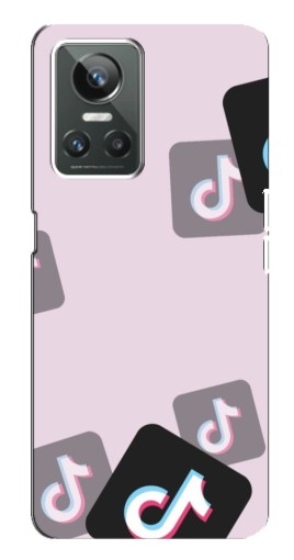 Чехол с печатью "Значки ТикоТока" для Realme GT Neo 3