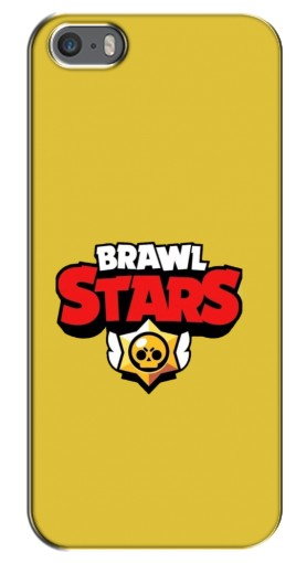 Силиконовый чехол с изображением «Brawl Logo» для iPhone 5 / 5s / SE